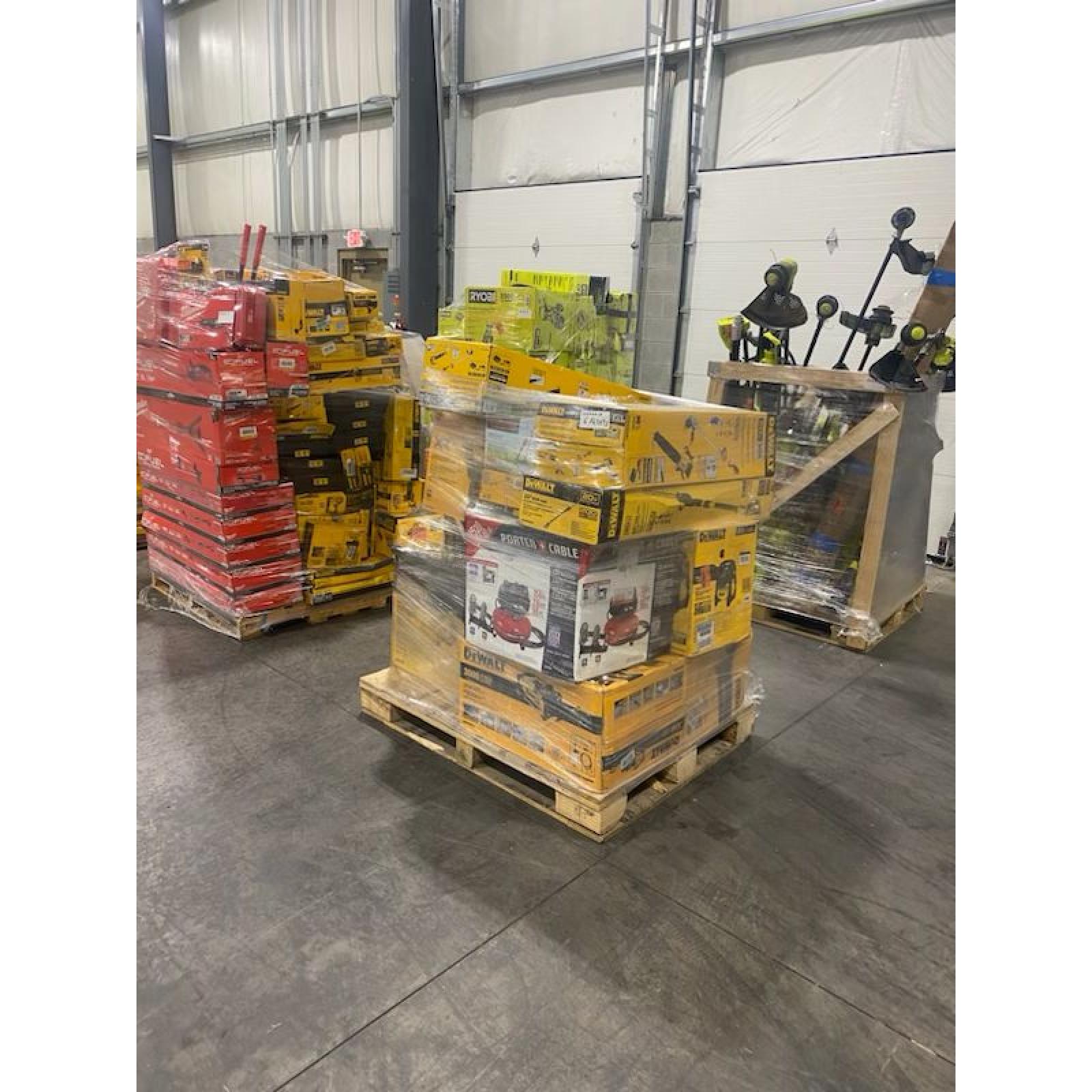 Pittston Location As-Is Power Tools Partial Truckload (6 pallets) 1359712-B