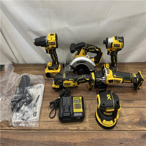 AS IS Dewalt 20-Volt MAX ToughSystem Lithium-Ion 6-Tool Cordless Combo Kit