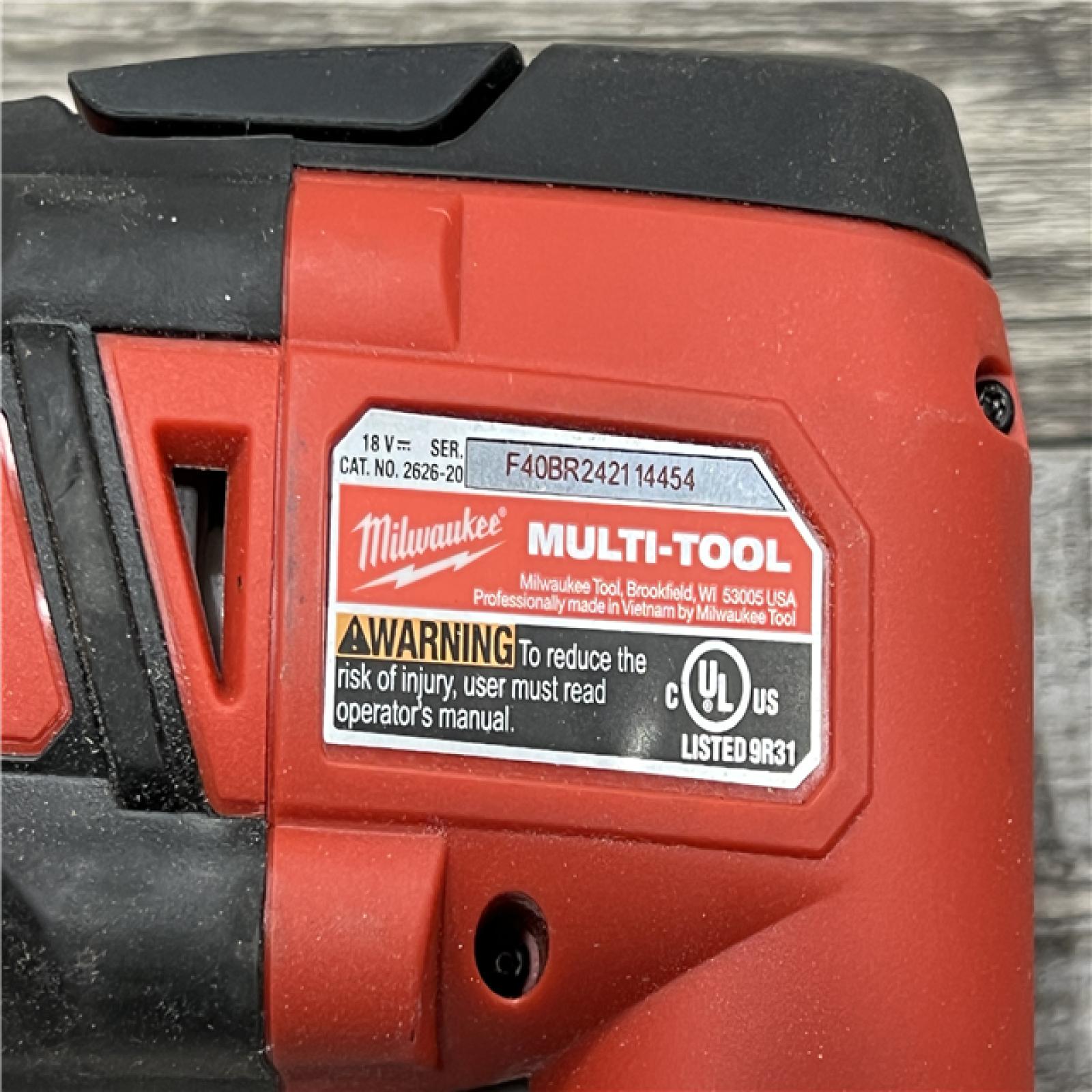 AS-IS Milwaukee 2626-20 M18 Lithium-Ion Cordless Multi-Tool (Tool Only)