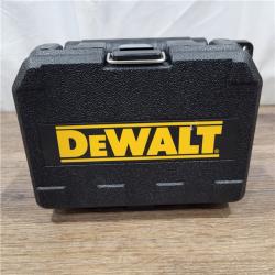 AS-IS DEWALT 55 ft. Green Self-Leveling Cross Line Laser Level with (2) AA Batteries & Case