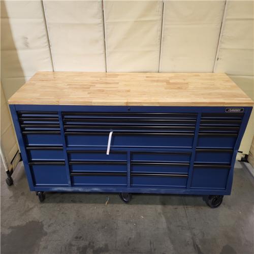 CALIFORNIA AS IS husky 84in 22 drawer mobile workbench