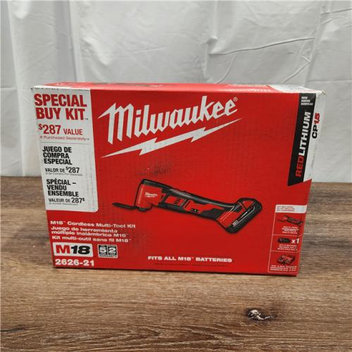 NEW!  Milwaukee 2626-21 M18 18-Volt Lithium-Ion Cordless Oscillating Multi-Tool Kit