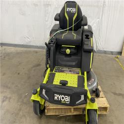 Houston Location - AS-IS Ryobi 80V Brushless Electric Zero Turn Riding Mower