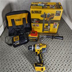 HOUSTON LOCATION - AS-IS (APPEARS LIKE NEW) Dewalt FLEXVOLT 20 Volt 1/2 in. Brushless Cordless Hammer Drill/Driver Kit (Battery & Charger)