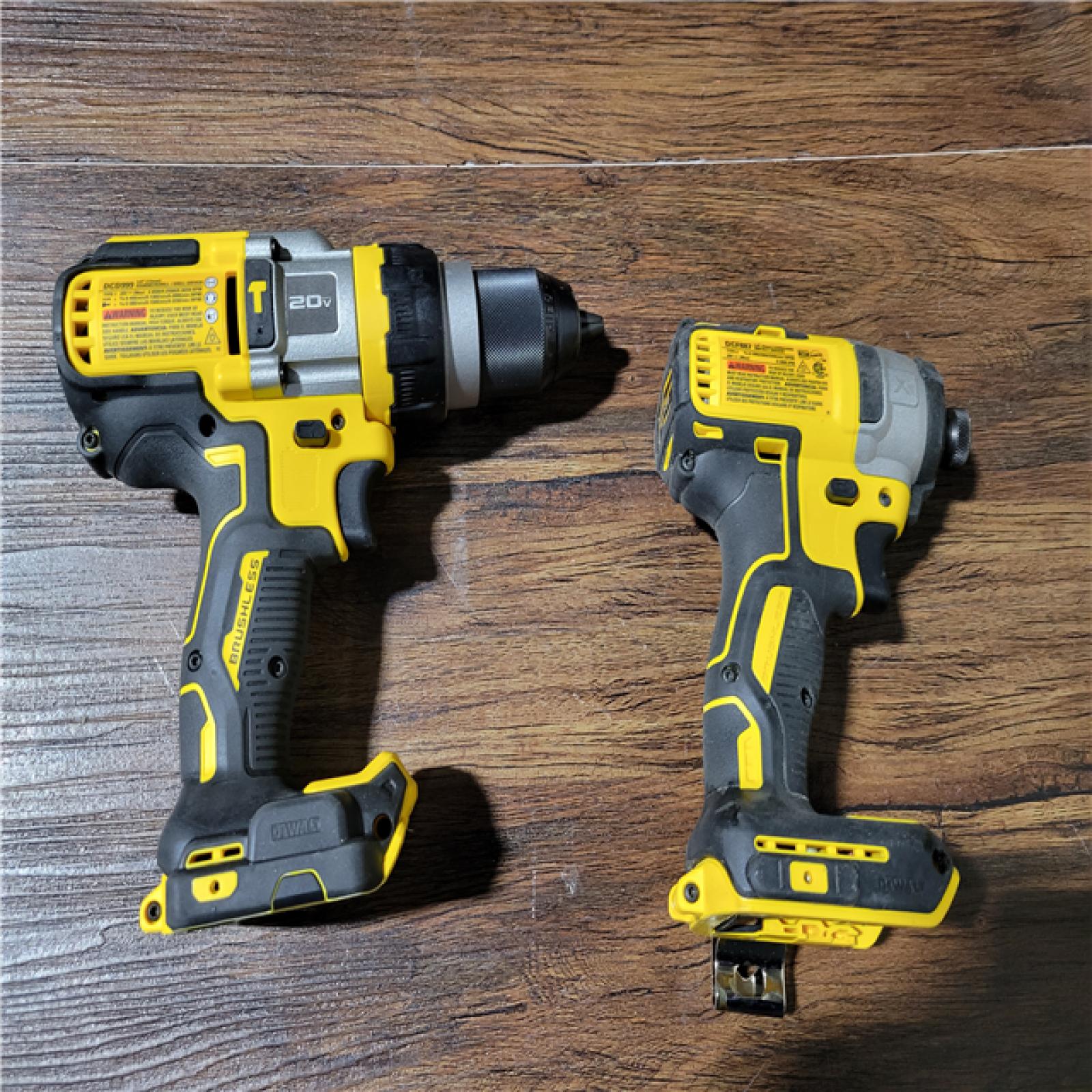 CALIFORNIA AS-IS DEWALT 20VMAX 2-TOOL COMBO KIT(BATTERIES AND CHARGER INCLUDED)