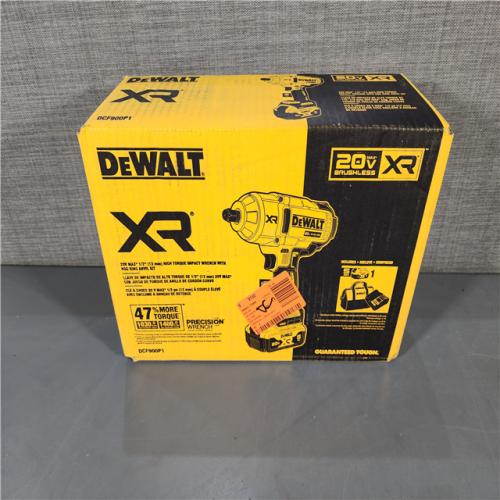 HOUSTON LOCATION - AS-IS (APPEARS LIKE NEW) DEWALT 20V MAX* XR 1/2 High Torque Impact Wrench with Hog Ring Anvil