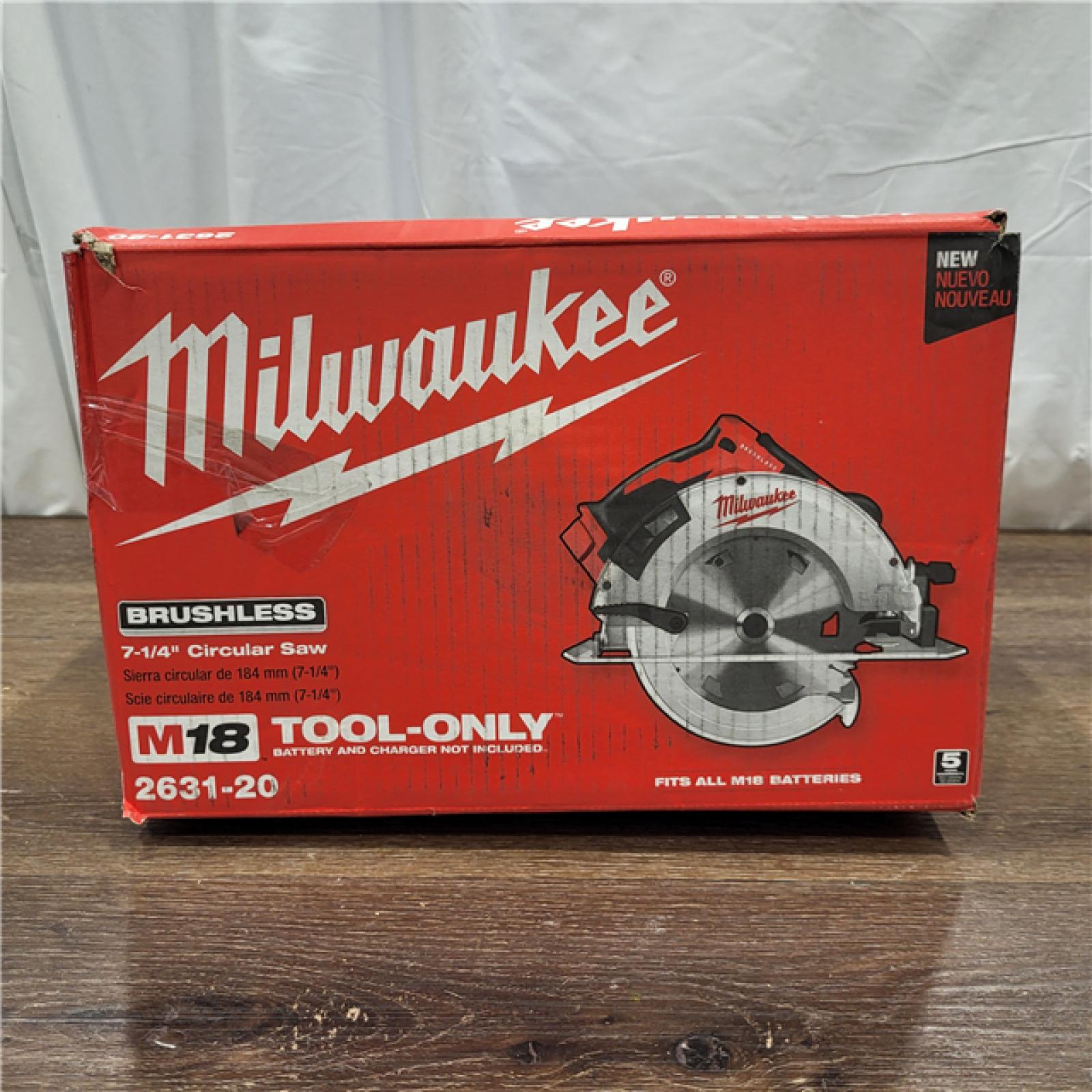 AS-IS Milwaukee M18 7-1/4  18V Brushless Circular Saw 2631-20 (Bare Tool)