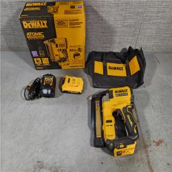 HOUSTON LOCATION - AS-IS DEWALT ATOMIC 20V MAX Lithium Ion Cordless 23 Gauge Pin Nailer Kit with 2.0Ah Battery and Charger