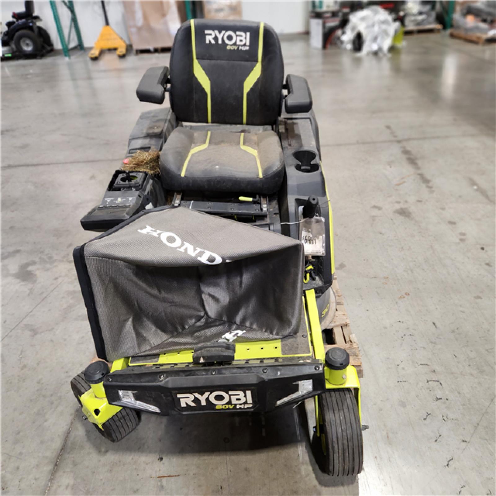 DALLAS LOCATION - AS-IS RYOBI 80V HP Brushless 30 in. Battery Electric Cordless Zero Turn Riding Mower