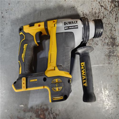 HOUSTON LOCATION - AS-IS DEWALT 20V MAX Cordless Brushless 1 in. SDS Plus D-Handle Concrete and Masonry Rotary Hammer (Tool Only)