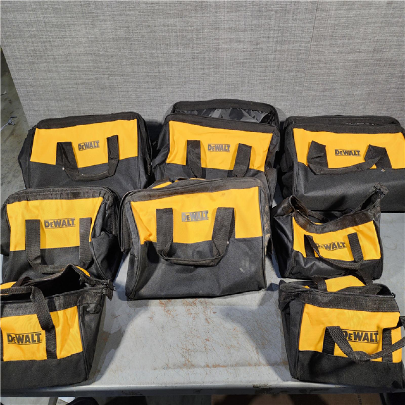 HOUSTON LOCATION - AS-IS DEWALT TOOL BAG QTY - 17