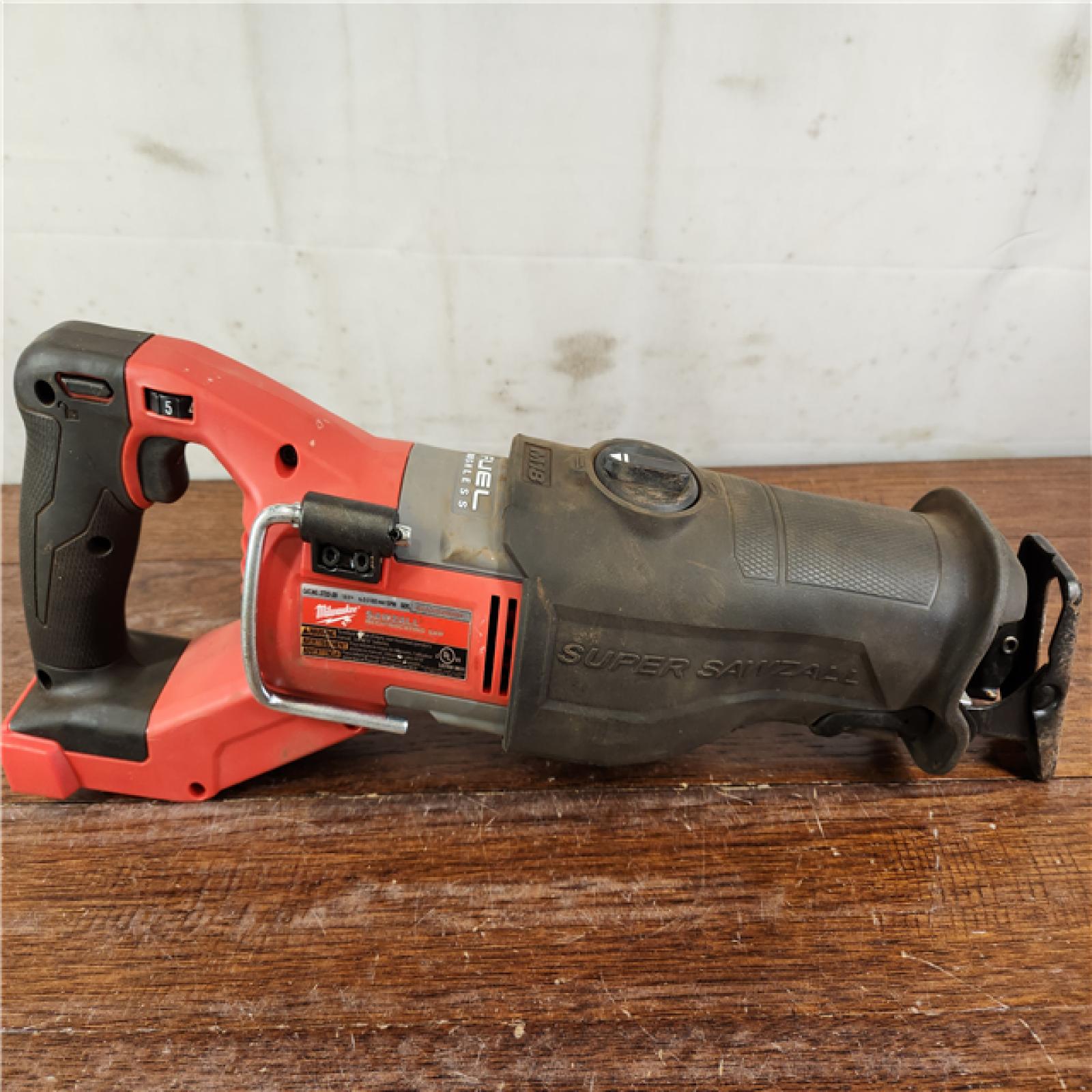 AS-IS Milwaukee M18 FUEL SUPER SAWZALL Brushless Cordless Orbital Reciprocating Saw (Tool Only)