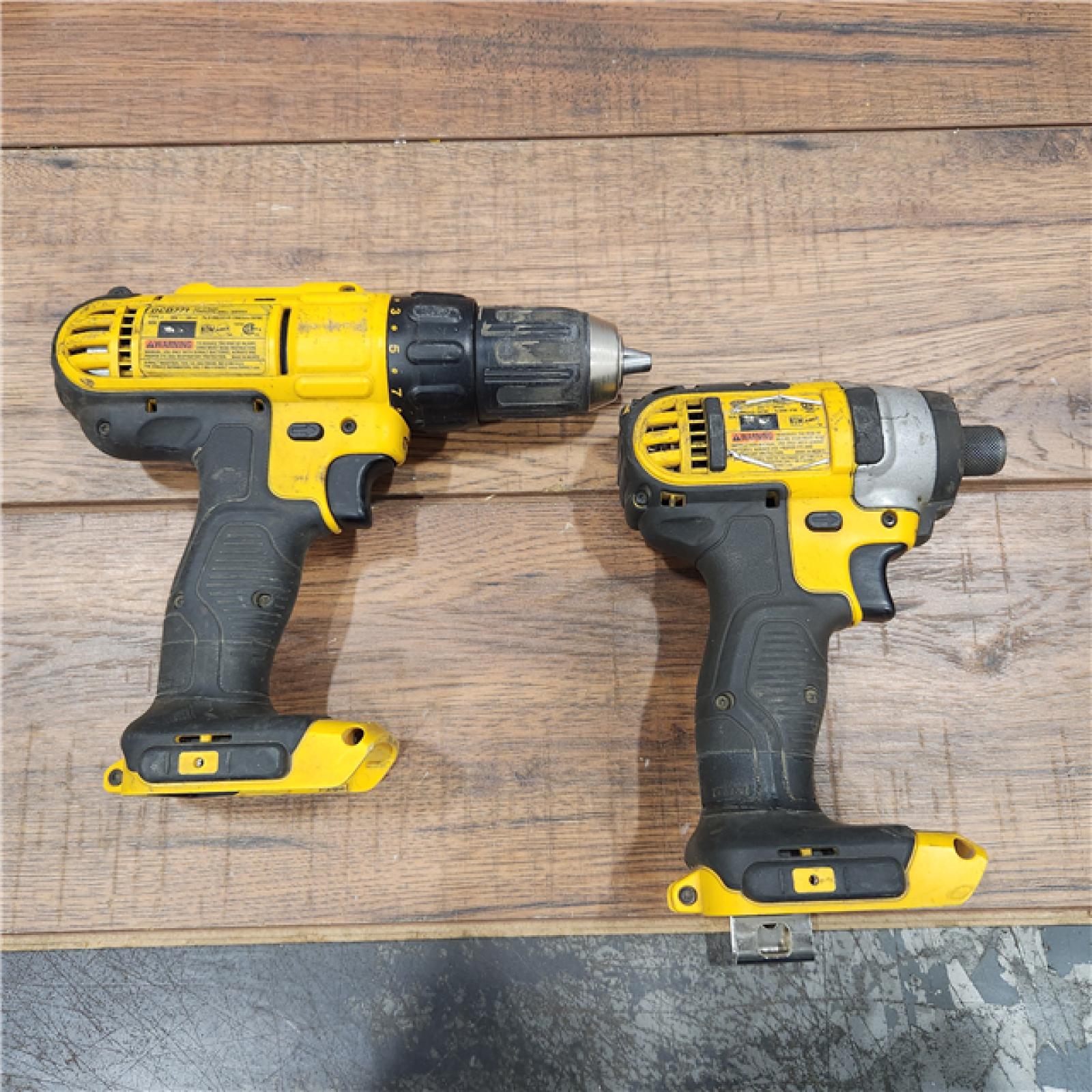 AS-IS DeWalt 20V MAX XR Cordless Drill/Driver, ATOMIC Impact Driver 2 Tool Combo Kit, (2) 2.0Ah Batteries, Charger, and Bag