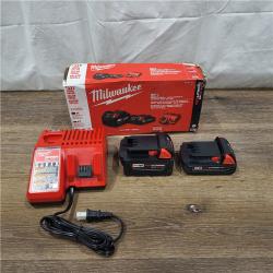 AS-IS Milwaukee M18 Redlithium Xc5.0 Resistant Battery Starter Kit