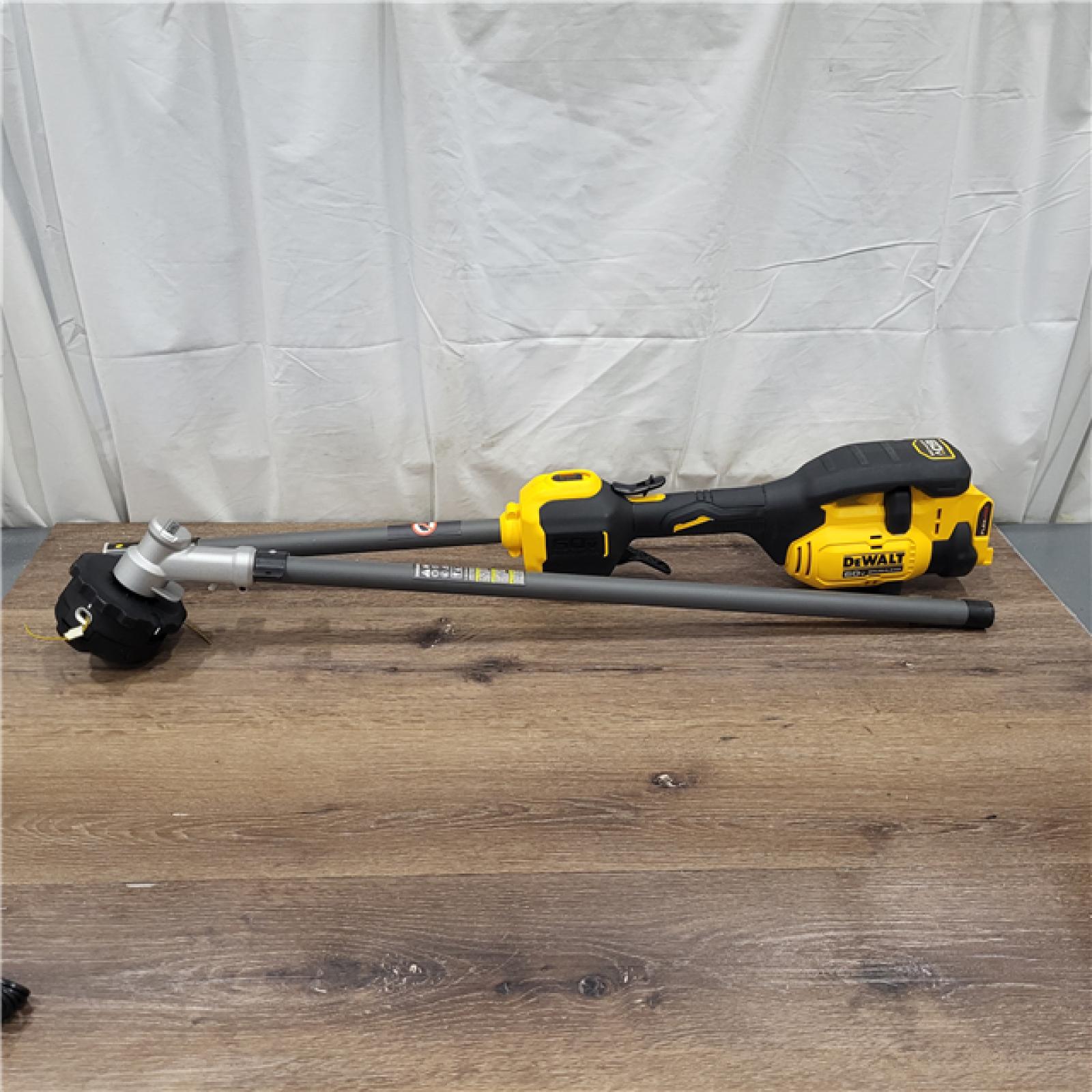 AS-IS FLEXVOLT 60V MAX 17 in. Cordless Battery Powered Attachment Capable Trimmer Kit with (1) FLEXVOLT 3 Ah Battery & Charger