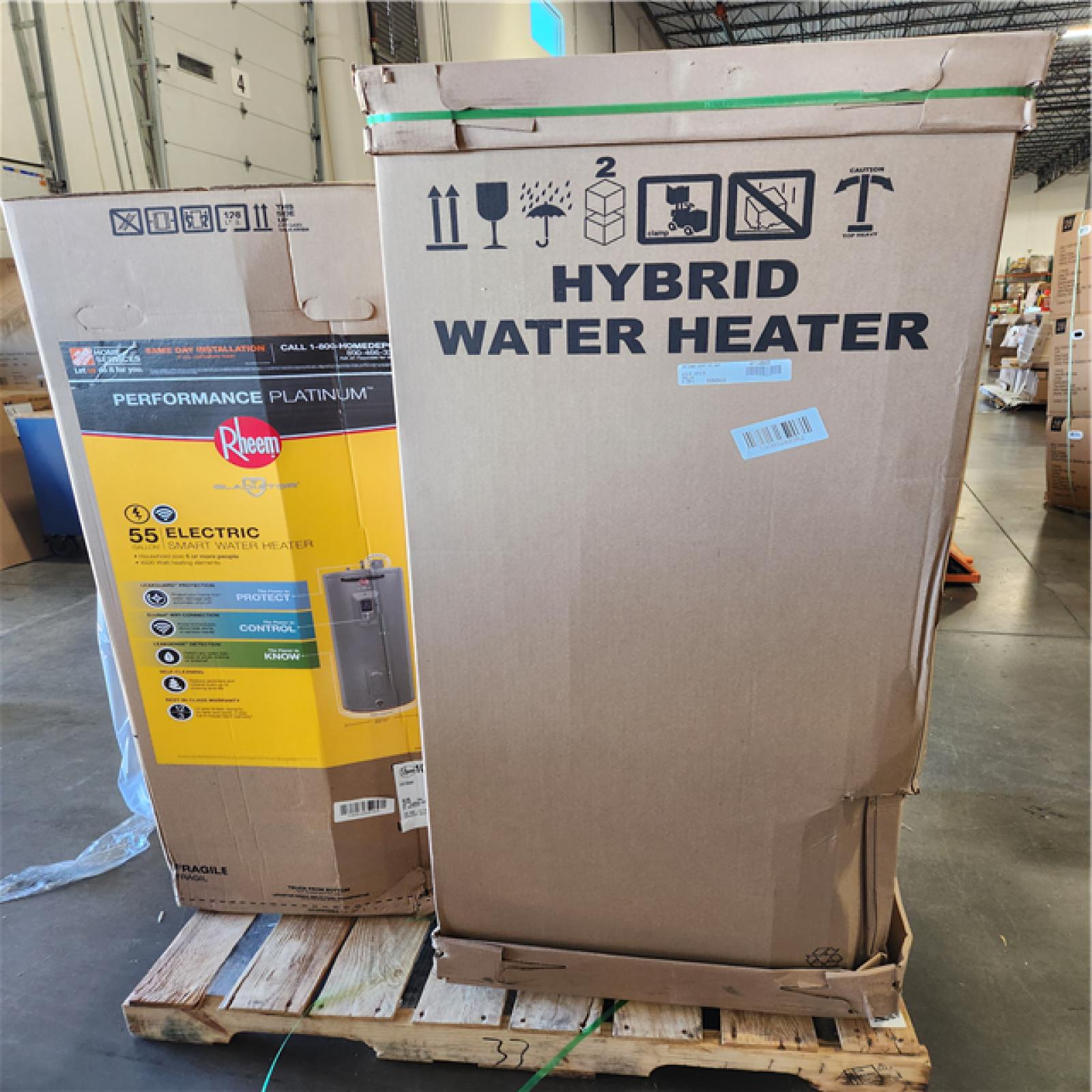 DALLAS LOCATION - AS-IS WATER HEATER PALLET (2 UNITS)