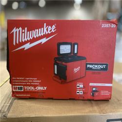 NEW! -  Milwaukee M18 18-Volt Lithium-Ion Cordless PACKOUT 3000 Lumens LED Light with Built-In Charger