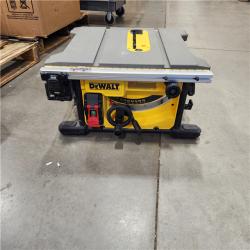 AS-IS DEWALT 15 Amp Corded 8-1/4 in. Compact Portable Jobsite Tablesaw (Stand Not Included)