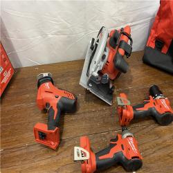 AS-ISM18 18-Volt Lithium-Ion Brushless Cordless Combo Kit (4-Tool) with 2-Batteries, 1-Charger and Tool Bag