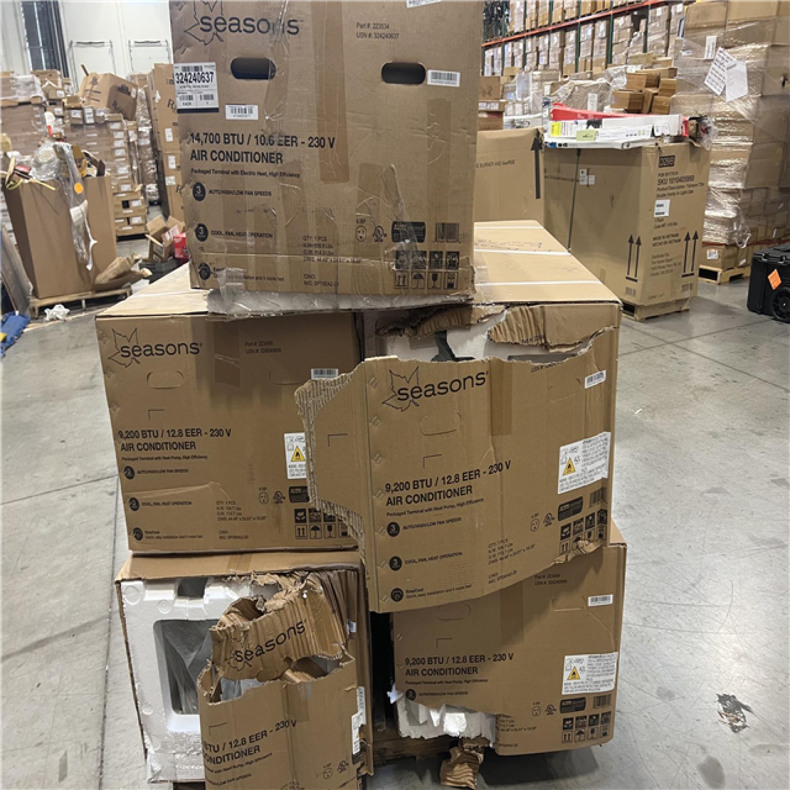 DALLAS LOCATION - SEASONS AIR CONDITIONER PALLET -( 5 UNITS )