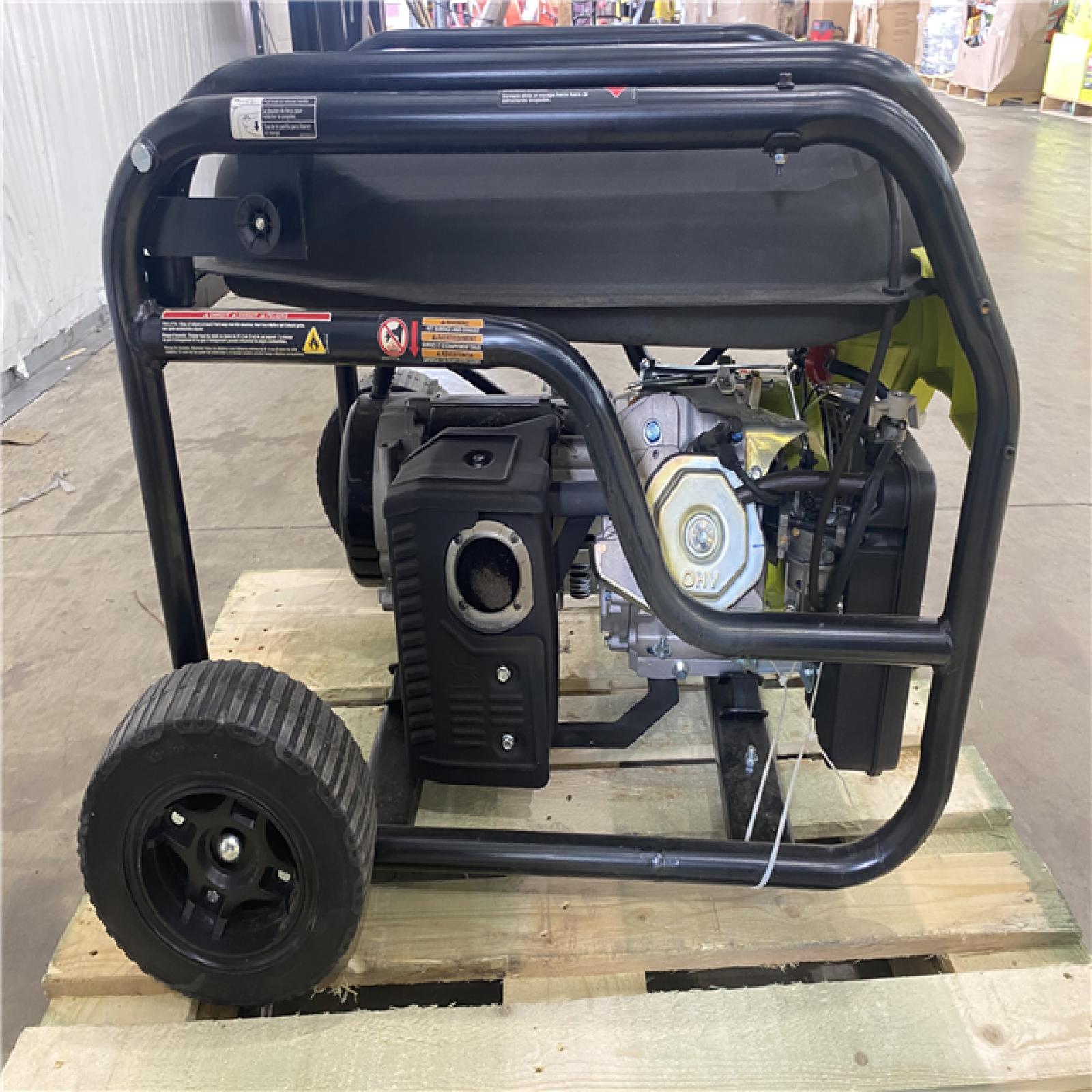 Houston Location AS-IS - Ryobi 6,500 Running Watt 8,125 Starting Watt Gas Powered Generator (Qty. 2)