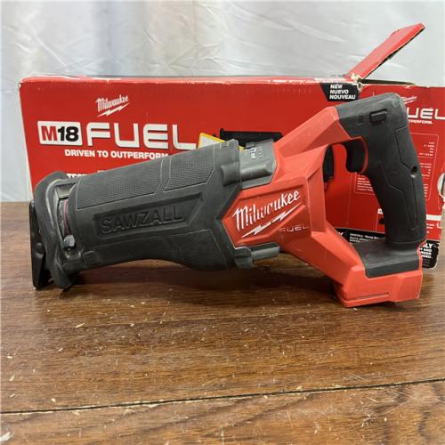 AS-ISMilwaukee M18 Fuel Sawzall Brushless Cordless Reciprocating Saw - No Charger, No Battery, Bare Tool Only