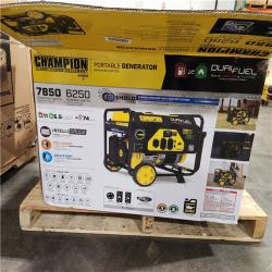 Dallas Location - As-Is  Champion Power Equipment 100592 6250-Watt Gas and Propane Powered Dual-Fuel Portable Generator