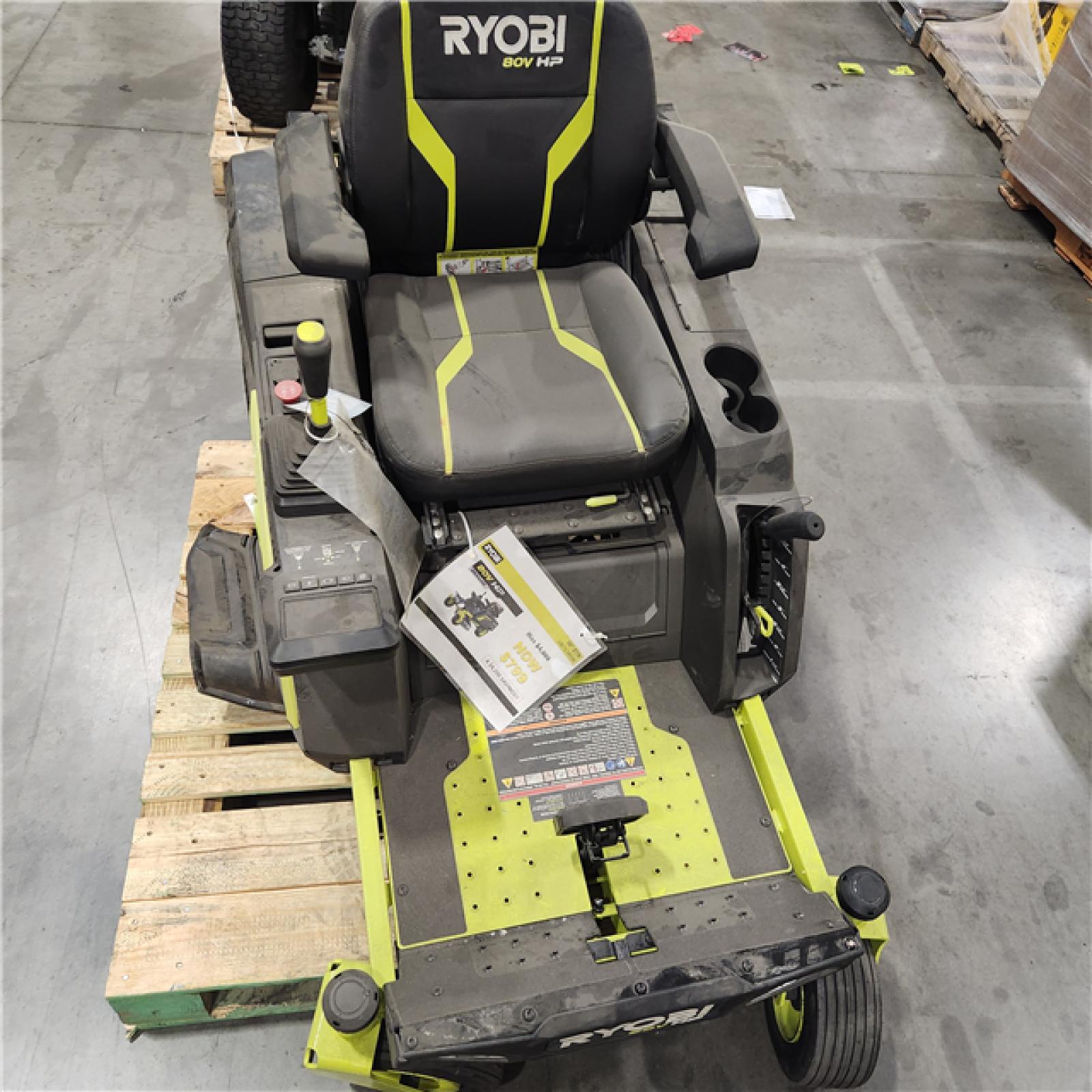 Dallas Location - As-Is Ryobi 30 Z30Li 80v Zero Turn Mower