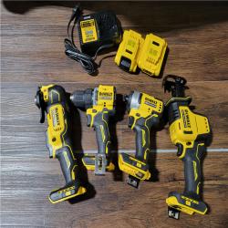 CALIFORNIA NEW DEWALT BRUSHLESS 4-TOOL COMBO KIT(BATTERIES AND CHARGER INCLUDED)