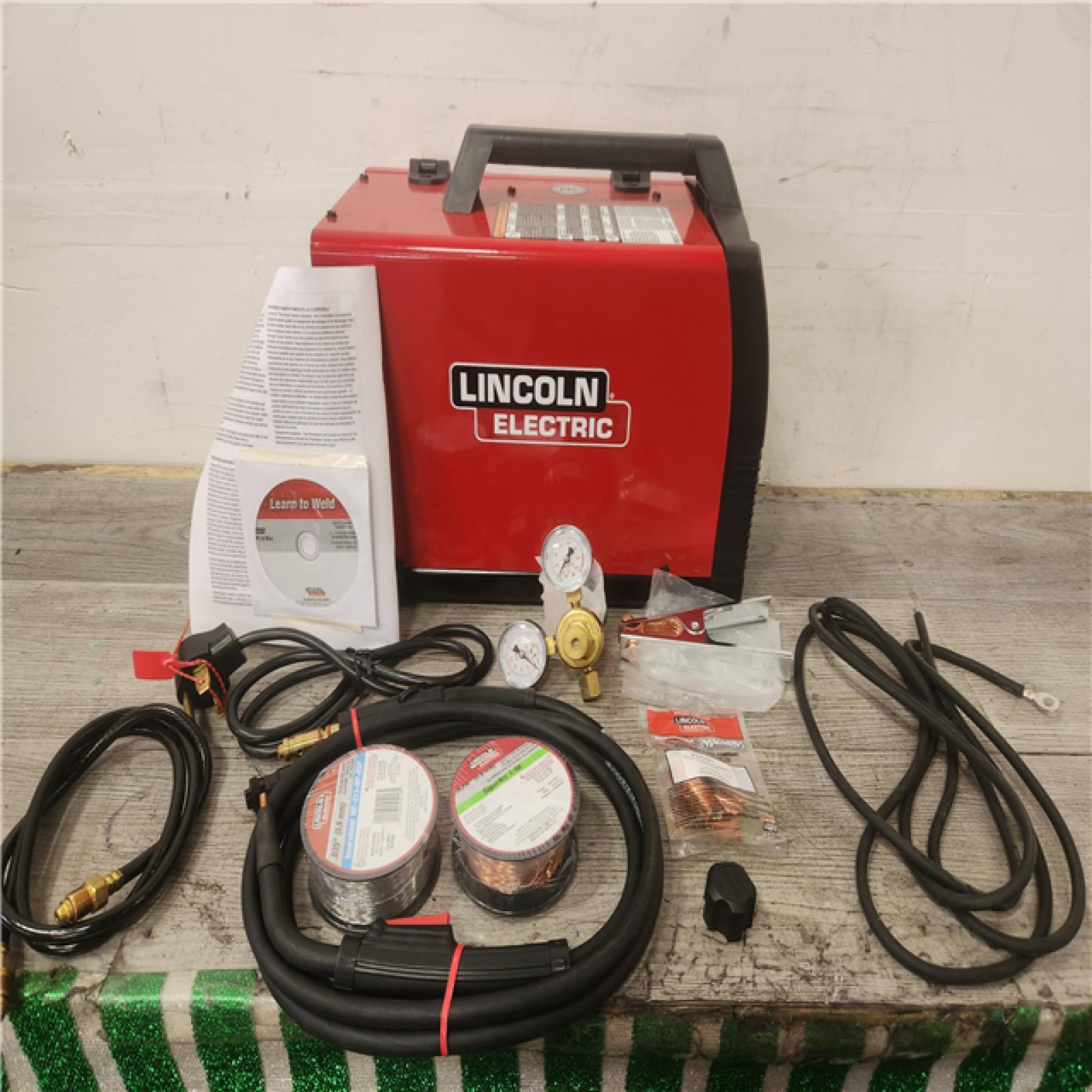 Phoenix Location Lincoln Electric Weld-Pak 180 Amp MIG Flux-Core Wire Feed Welder, 230V, Aluminum Welder with Spool Gun sold separately