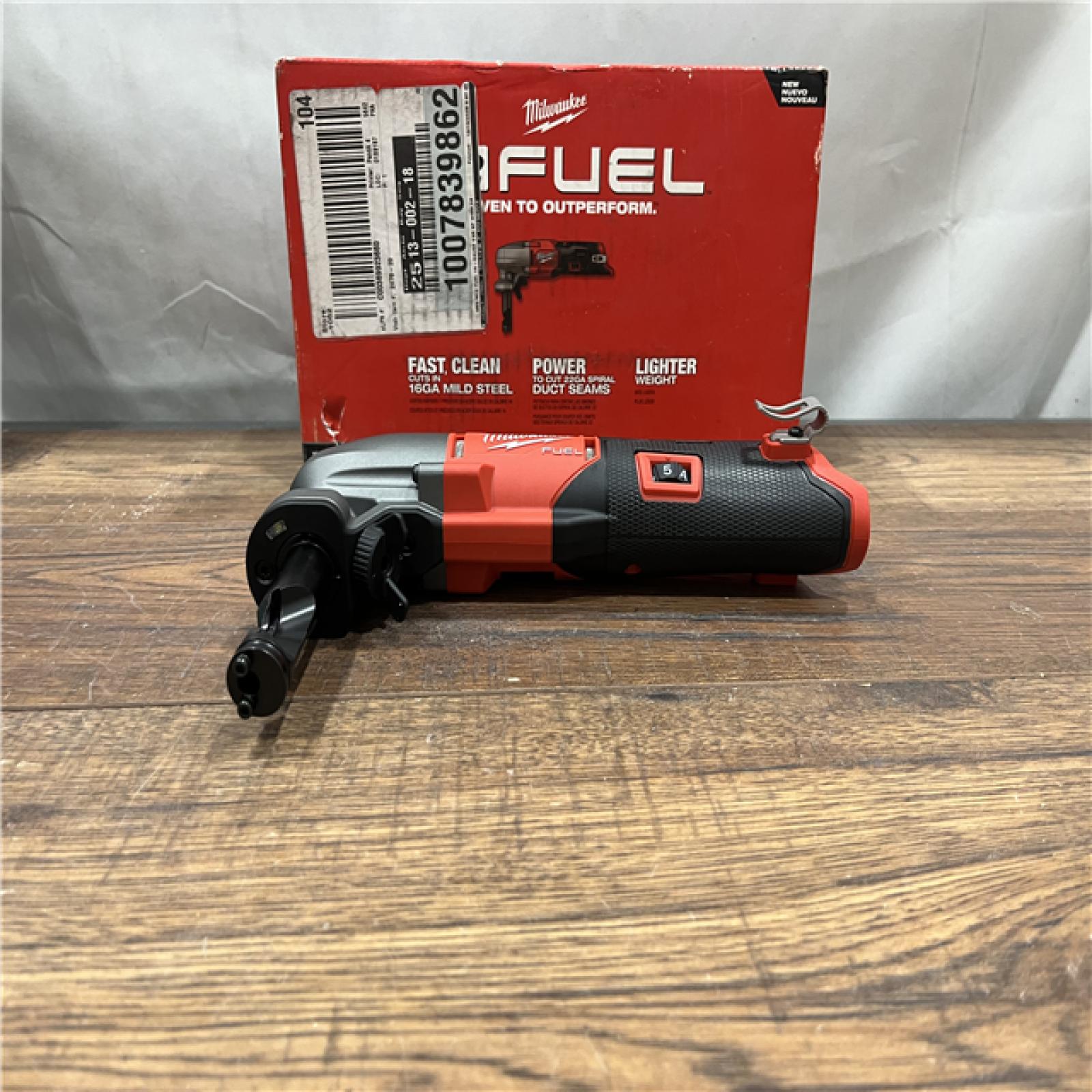 AS-IS Milwaukee M12 FUEL Brushless Cordless 16 Gauge Variable Speed Nibbler (Tool Only)