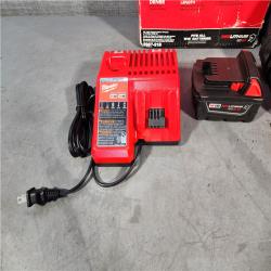 HOUSTON LOCATION - AS-IS Milwaukee M18 1/2 in. Cordless Brushless High Torque Impact Wrench Kit (Battery & Charger)