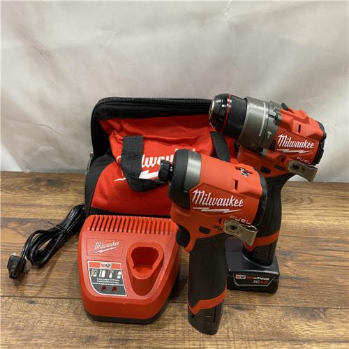 AS IS Milwaukee 2497-22 M12 Hammer Drill and Impact Combo