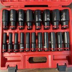 California AS-IS Milwaukee 19 piece 1/2 Drive Impact Socket Kit