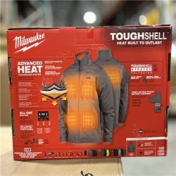 NEW! - Milwaukee Toughshell Heated Jacket, Size L - Gray