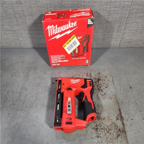 HOUSTON LOCATION - AS-IS (APPEARS LIKE NEW) Milwaukee M12 3/8  Crown Stapler (Tool Only)