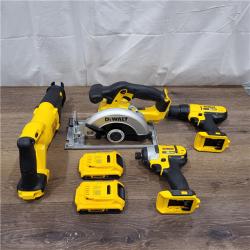 AS-IS Dewalt 20V MAX 9-Tool Power-Tool Combo Kit W/ Soft Case Including 2 Batteries & Charger