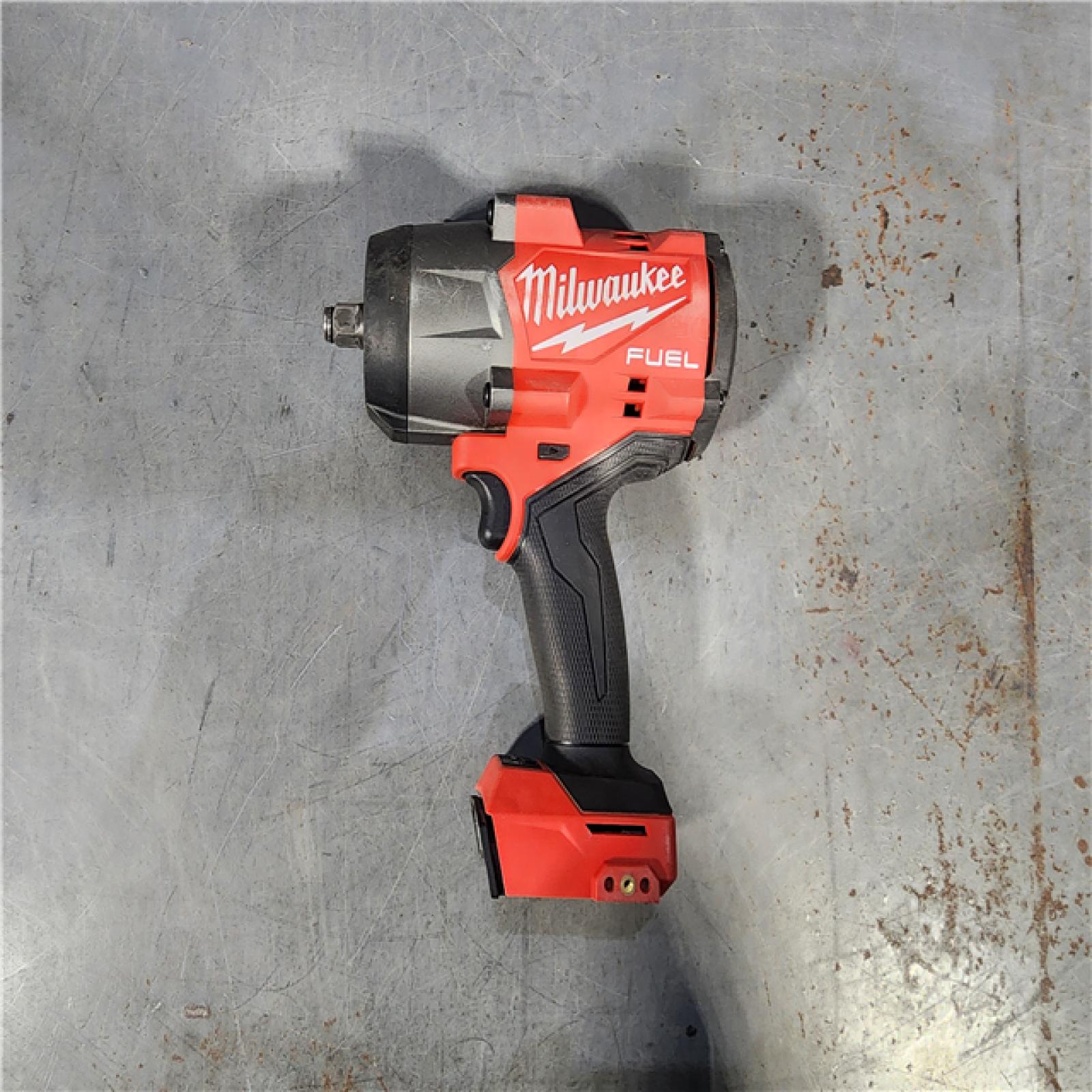 HOUSTON LOCATION - AS-IS Milwaukee M18 FUEL 18V Lithium-Ion Brushless Cordless 1/2 in. Impact Wrench with Friction Ring (Tool-Only)