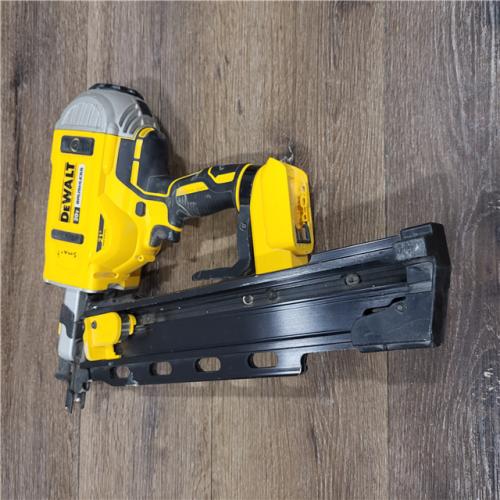 AS-IS DeWalt 20V MAX Collated Cordless Framing Nailer Tool Kit with Rafter Hook