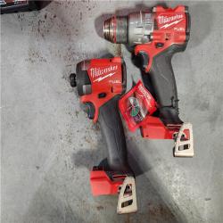 HOUSTON LOCATION - AS-IS Milwaukee M18 FUEL 18V Lithium-Ion Brushless Cordless Hammer Drill and Impact Driver Combo Kit (2-Tool) with 2 Batteries