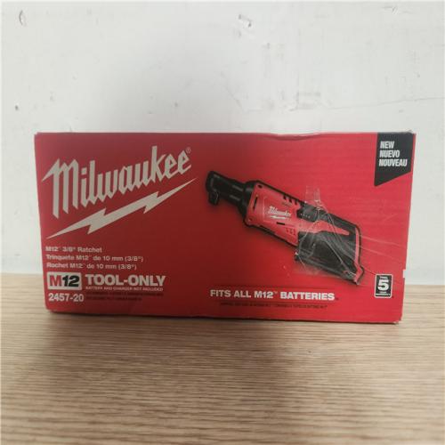 Phoenix Location Milwaukee M12 12V Lithium-Ion Cordless 3/8 in. Ratchet (Tool-Only)