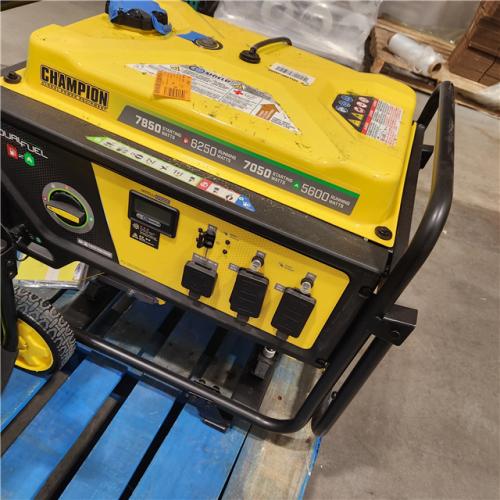 Dallas Location - As-Is Champion 6250-Watt Dual Fuel Portable Generator