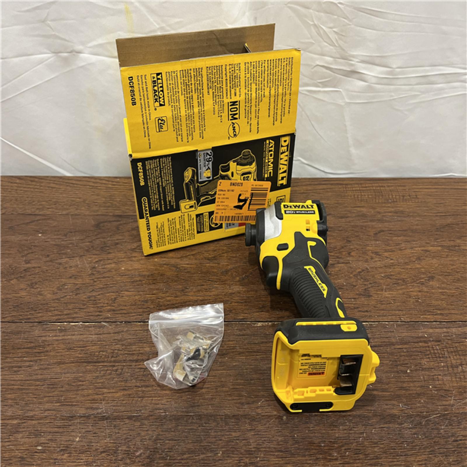 AS-ISDeWalt DCF850B 20V Cordless Brushless Compact 1/4 Impact Driver (Tool Only)