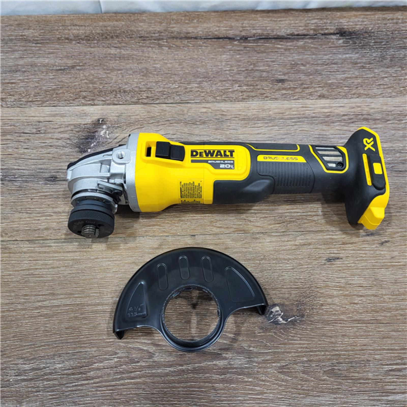 AS-IS DeWalt DCG405B 20V Max XR 4.5-Inch Slide Switch Small Angle Grinder (Tool Only)