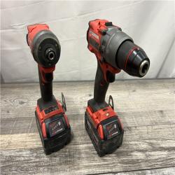 AS-IS Milwaukee M18 FUEL 18V Lithium-Ion Brushless Cordless Hammer Drill and Impact Driver Combo Kit (2-Tool) with 2 Batteries