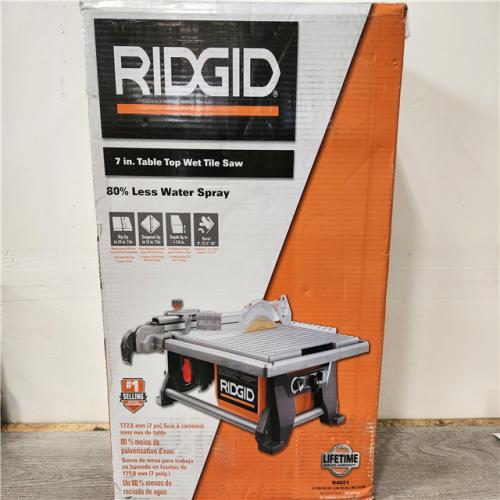 Phoenix Location RIDGID 6.5-Amp 7 in. Blade Corded Table Top Wet Tile Saw