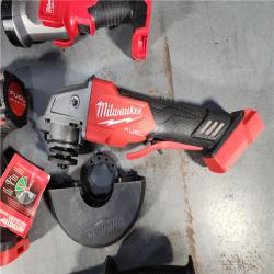 HOUSTON LOCATION - AS-IS Milwaukee 5 Tool Combo Kit W/ (2) Battery & Charger