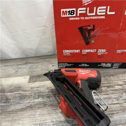 AS-IS Milwaukee 2839-20 M18 FUEL 15 Ga. 18 Volt Brushless Angled Finish Nailer