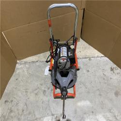 Houston location AS-IS Ridgid Drain Cleaning Machine Corded 165 RPM K-400 with C-32 IW