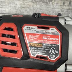 AS-IS Milwaukee M18 18V Cordless Brushed 2 Tool Drill/Driver and Impact Driver Kit